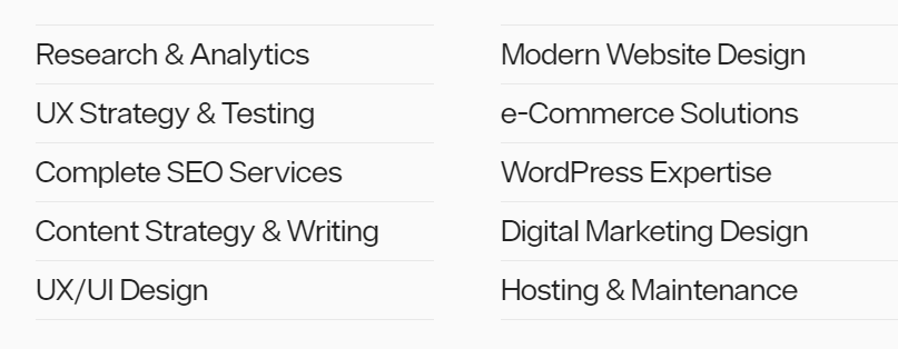 Traina’s digital experiences 