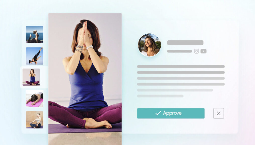 Klear manage content